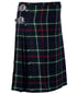 Mackenzie Tartan Scottish Men's Traditional 5 Yard Highland Tartan Kilt Custom Length